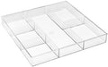 Whitmor Clear 6-Section Drawer Organizer |