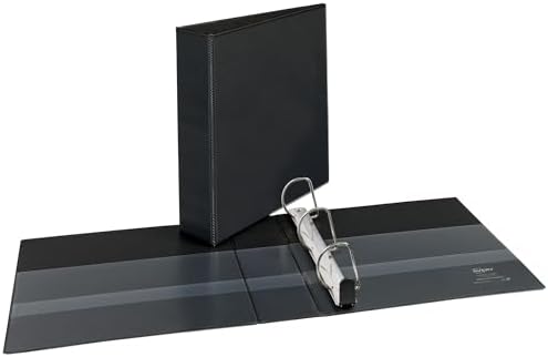 Avery® Heavy-Duty View 3 Ring Binder, 2" Slant Rings, 1 Black Binder