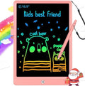 BUKEBU LCD Writing Tablet,10.5 inch Colorful Doodle Board for Kids Pink