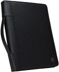 Case-it Zipper Padfolio | Letter Size | 3-Ring Binder | PAD-40 Black