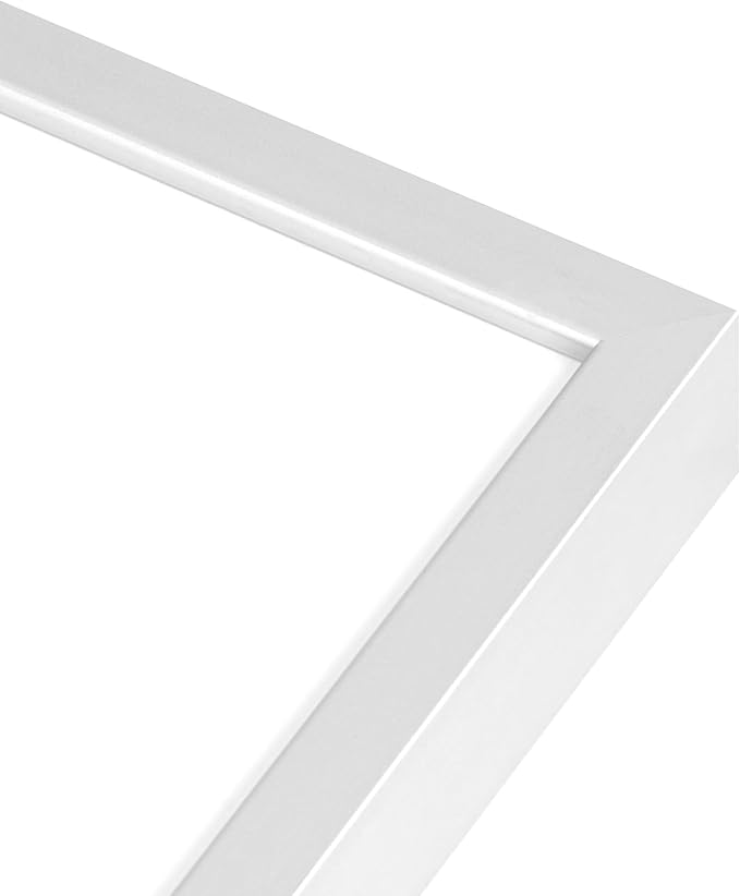 8x10 Picture Frame - 8 by 10 Metal Picture Frame With Mat | 8 x 10 Aluminum Photo Frame | Plexiglass And Hanging Hardware Included | 8x10 Gold Frame | Set of 3, Silver