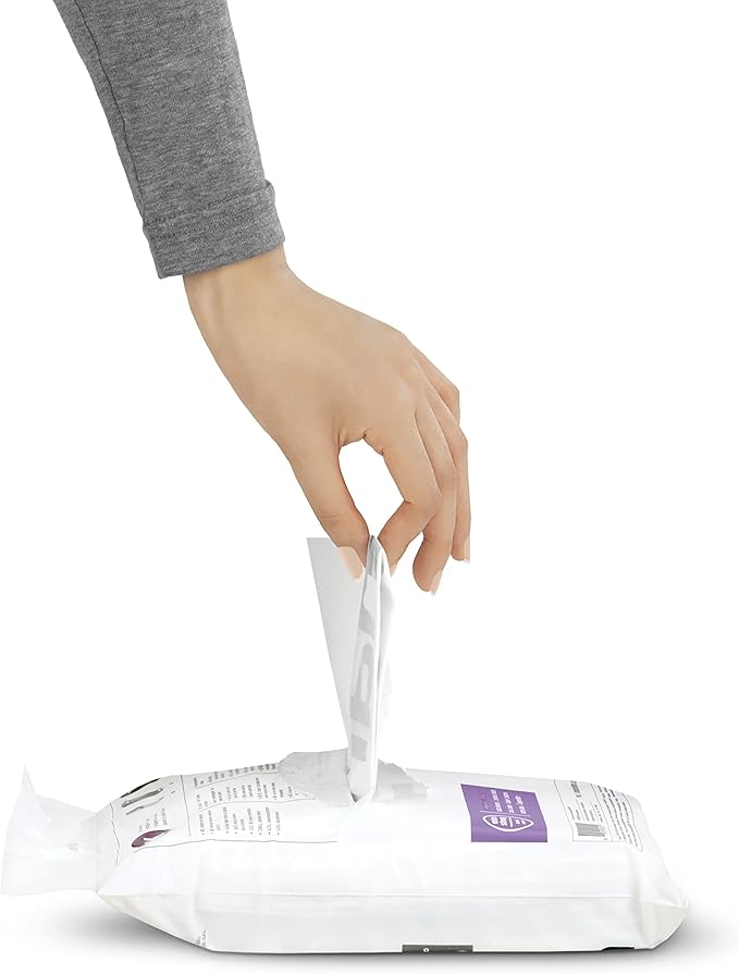 simplehuman Code U 60 Count, Dispenser Pack Custom Fit Liners, Drawstring Trash