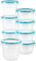 Snapware Plastic Total Solution 16-Pc Food Storage Containers Set, 2-Cup &