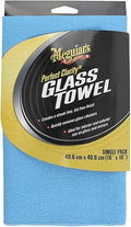 Meguiar's Perfect Clarity Glass Towels, Keep Windows Sparkling Using Premium