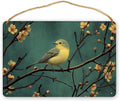 Retro Bird Wooden Art, Vintage Nature-Inspired 12x8 Inch Wall Decors, Perfect for Nature Fans & Nostalgic Home Aesthetics
