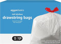 Amazon Basics Flextra Tall Kitchen Drawstring Trash Bags, 13 Gallon