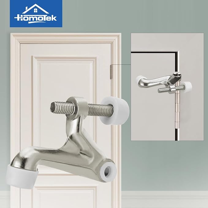 HOMOTEK 8 Pack Hinge Pin Door Stoppers