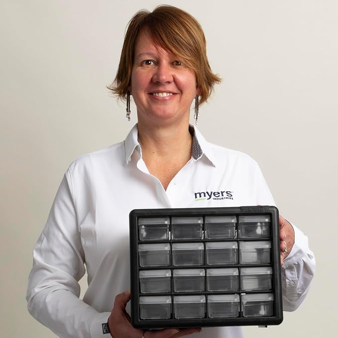 Akro-Mils 16-Drawer Plastic Drawer Storage Cabinet