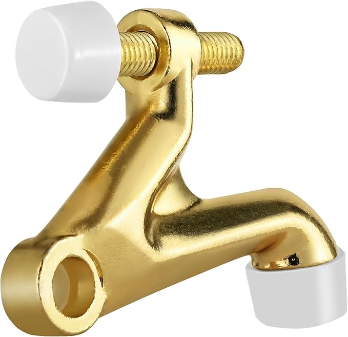 HOMOTEK 4 Pack Hinge Pin Door Stoppers, Adjustable Deluxe Heavy Doorstops