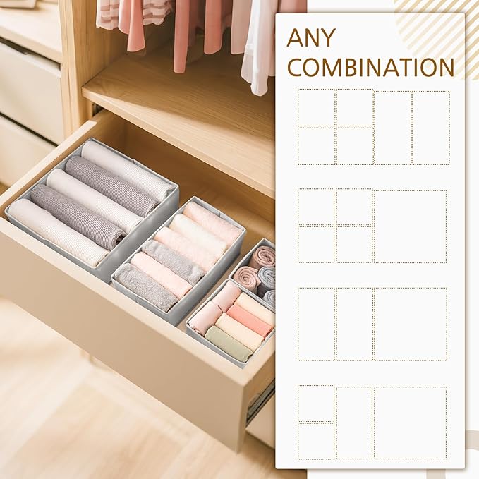 Criusia 15 Pack Drawer Organizer