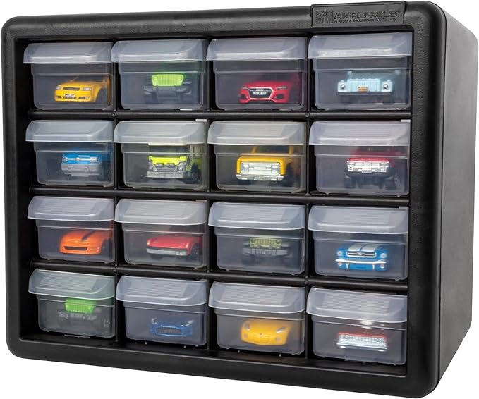 Akro-Mils 16-Drawer Plastic Drawer Storage Cabinet
