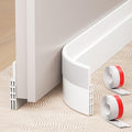 Hojoy 2 Pack Under Door Draft Stopper, Adjustable Door Sweep Anti-Collision