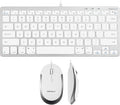 Macally USB C Mini Keyboard and a USB C Wired Mouse, Excellent Accessories for New MacBook Products