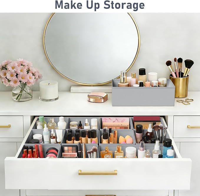 DIMJ Drawer Organizer Clothes Storage