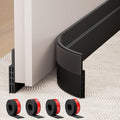 Hojoy 4 Pack Under Door Draft Stopper, Adjustable Door Sweep Anti-Collision