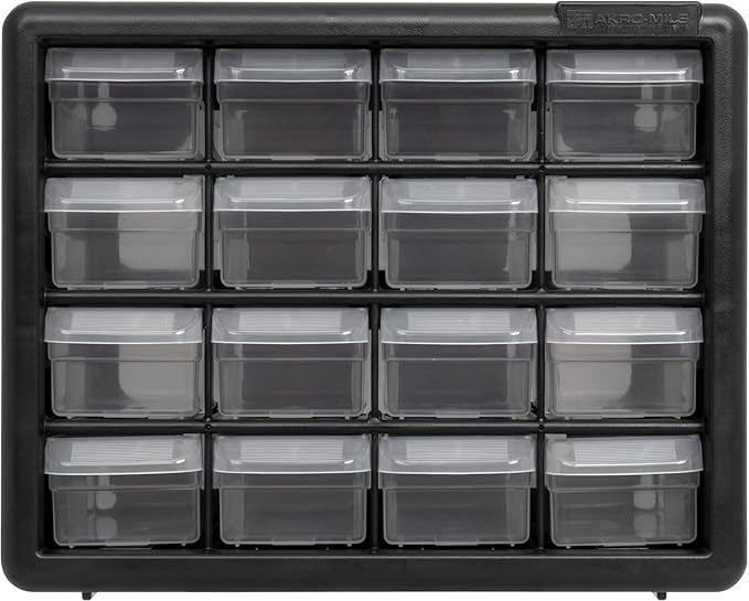 Akro-Mils 16-Drawer Plastic Drawer Storage Cabinet