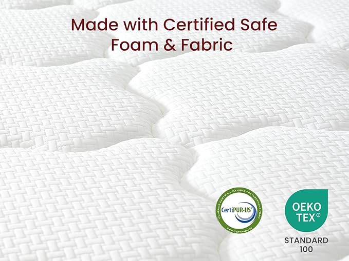 Twin XL Mattress 14 Inch, Medium Firm Targeted Side, Back & Combination Sleepers, 4 Layer Gel Memory Foam Hybrid Mattress for Back Pain & Balanced Comfort, Mattresses in a Box | 80" x 38"