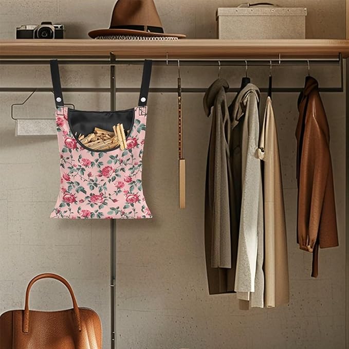 Clothes Pin Hanging Bag, Large Capacity Clothespin Bag