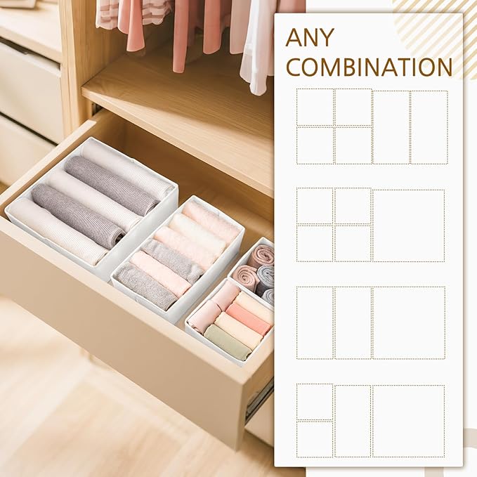 Criusia 26 Pack Drawer Organizer