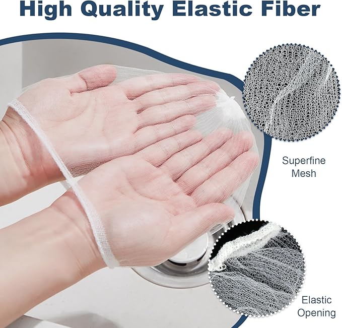 200 PCS Large Kitchen Disposable Mesh Sink Strainer Bag