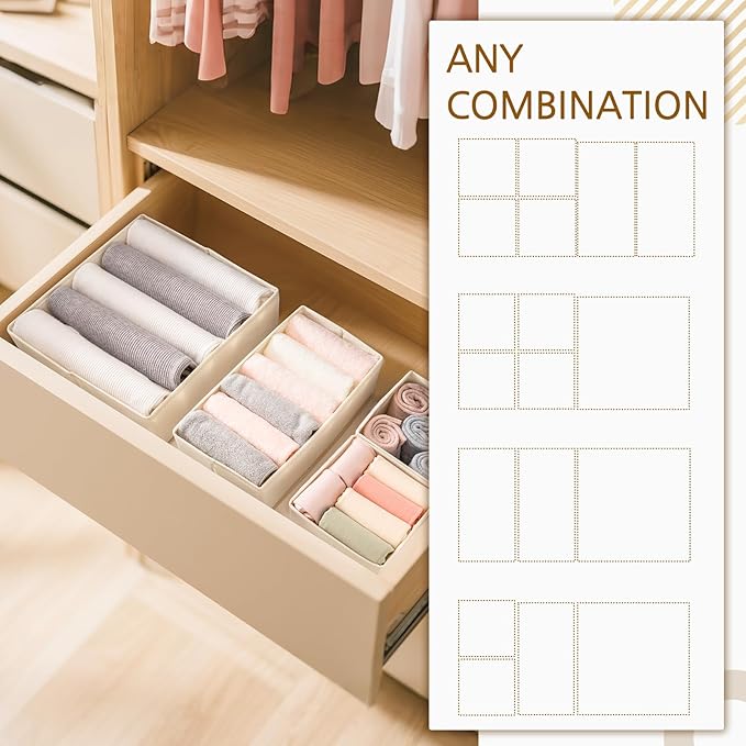 Criusia 26 Pack Drawer Organizer