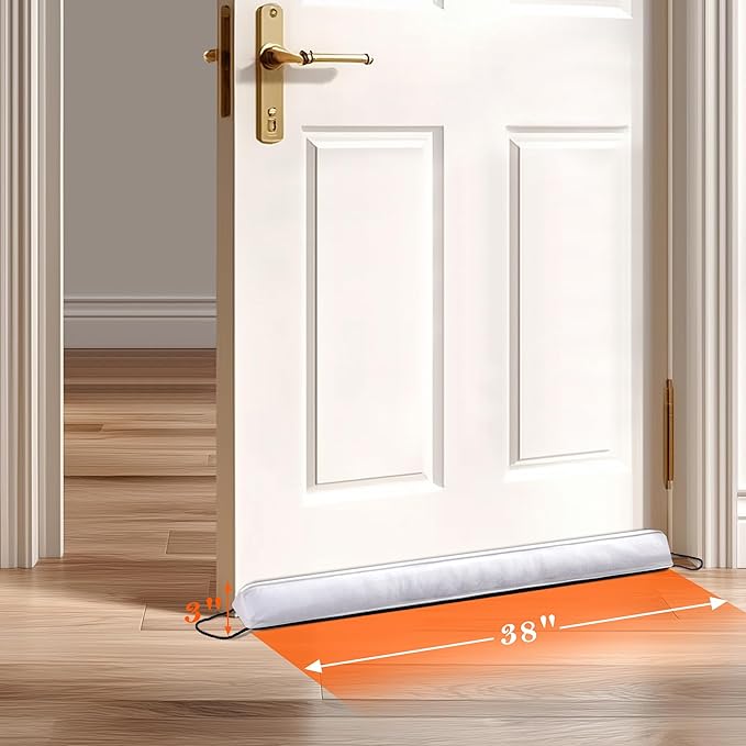Sunolga Door Draft Stopper Blocks Hot and Cold Air