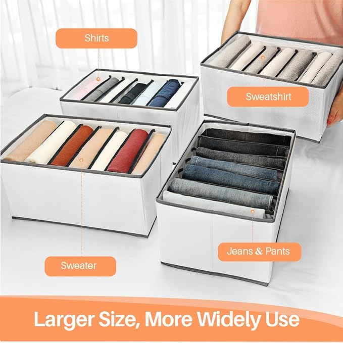 2 Pack Wardrobe Closet Organizer and Storage