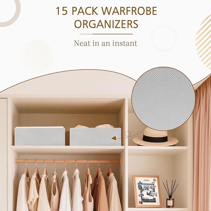 Criusia 15 Pack Drawer Organizer