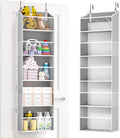 ULG Clear Over The Door Organizer 5-Tier Hanging Storage