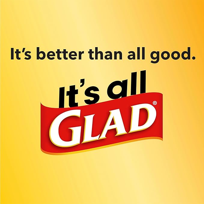 Glad ForceFlex Tall Kitchen Drawstring Trash Bags, 13 Gal, Pine-Sol Original
