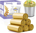3 Gallon 180pcs Small Gold Trash Bags Plastic Strong Gold Garbage Bags