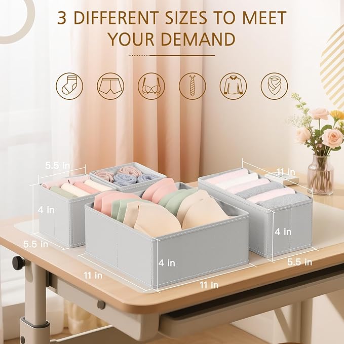 Criusia 15 Pack Drawer Organizer