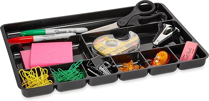 Rubbermaid Regeneration 9-Section Drawer Organizer, 14 x 9.125 x 1.125 Inches