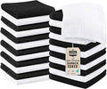 Utopia Towels 24 Pack Cotton Washcloths Set, 100% Ring Spun Cotton, Highly