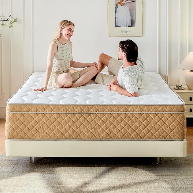Full Mattress, 12 inch Memory Foam Mattress Medium Firm Mattress, Fiberglass Free, CertiPUR-US Certified Safe Materials, 7 Zon Pocket Springs, Mattress in a Box