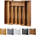 Expandable Acacia Kitchen Drawer Organizer