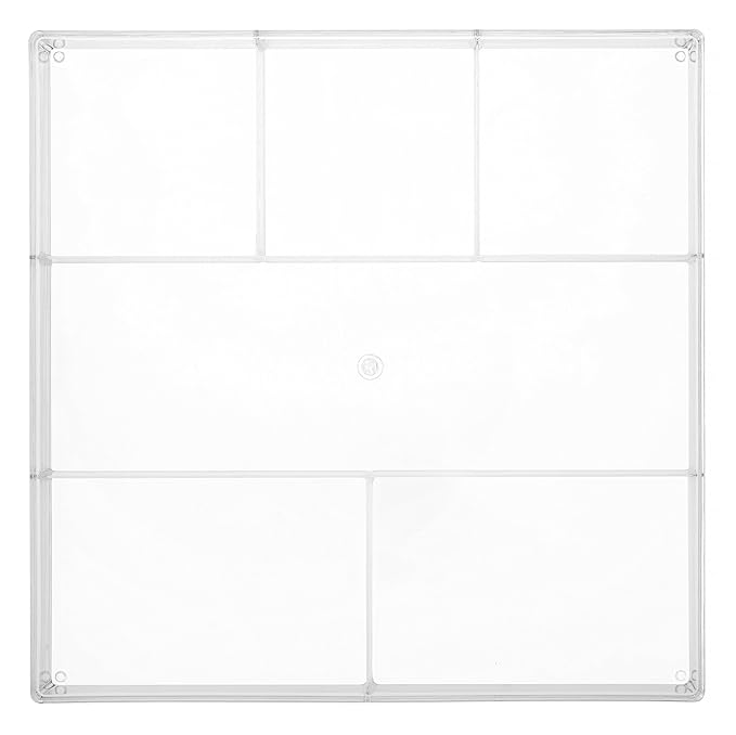 Whitmor Clear 6-Section Drawer Organizer |