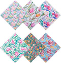 6PCS Thickened Glasses Cleaning Cloth Elegant Flower Design Microfiber Cleaning