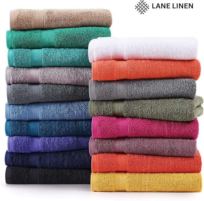 LANE LINEN Premium Bath Towels Set of 4