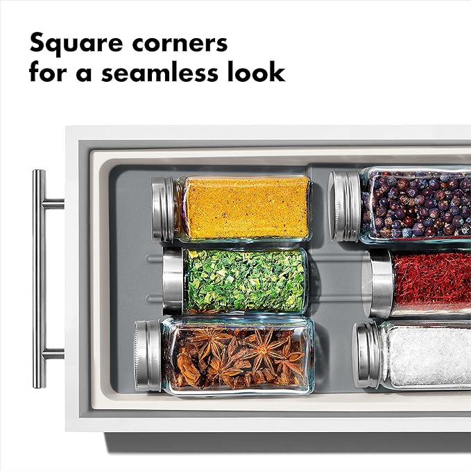 OXO Good Grips Kitchen, Compact Spice Drawer Organizer