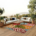 Nourison Home Aloha Indoor/Outdoor Green 12' x 15' Area Rug, Easy Cleaning, Non Shedding, Bed Room, Living Room, Dining Room, Deck, Backyard, Patio (12x15)