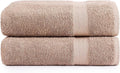 LANE LINEN 100% Natural Cotton Bath Sheets 2 Pack